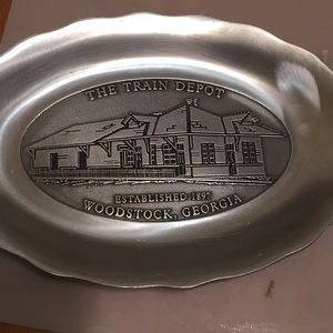 Silver antique plate pic of Woodstock GA discovery